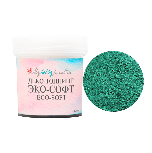 MHP-ES11 Деко-топпинг ECO SOFT от MyHobbyPoint, цвет - изумруд, 20мл MHP-ES11 Деко-топпинг ECO SOFT от MyHobbyPoint, цвет - изумруд, 20мл