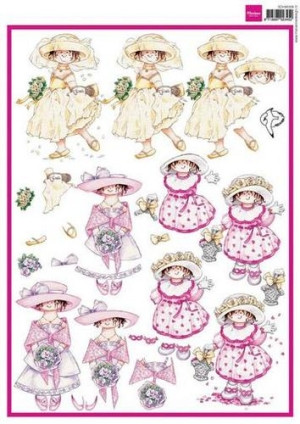 3DHM008 Карта для скрапбукинга и декупажа "Ассорти" от Marianne design, размер 21х29,7 см  