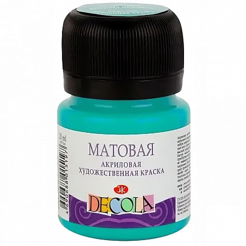 14326735 / 11.25 Акриловая краска матовая, мятный, 20мл   