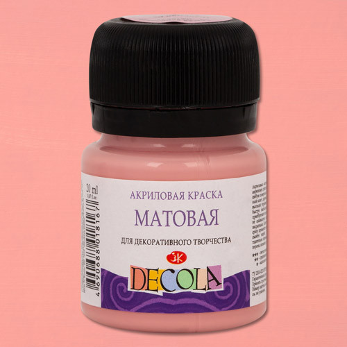 14326371 / 11.25 Акриловая краска матовая, пыльная роза, 20мл  