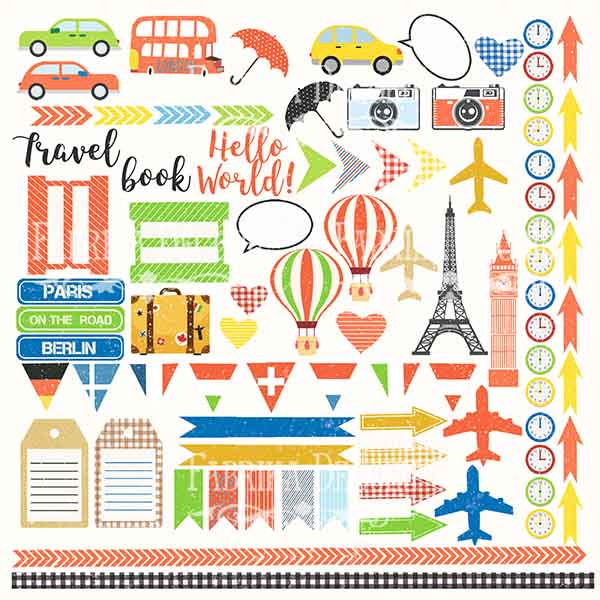 Лист для вырезания "European holidays" от Фабрика Декору