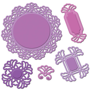 S5-109 !Набор ножей для вырубки и эмбоссирования "Vintage Lace Motifs" от Spellbinders