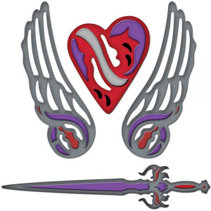 SPELL-S4-299 Набор ножей для вырубки и эмбоссирования "Fallen Angel" от Spellbinders