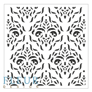 FD4020006 Трафарет "Узоры" (Fleur Design), 15,5 х 15,5 см 
