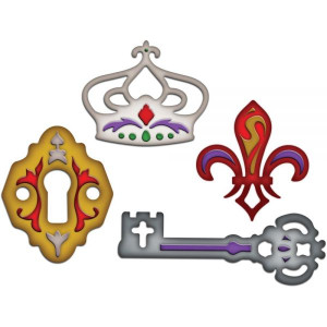 SPELL-S4-298 Набор ножей для вырубки и эмбоссирования "Antiquities" от Spellbinders