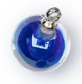bp-308-214 Шармик перламутр, синий, 1.6см, 1шт