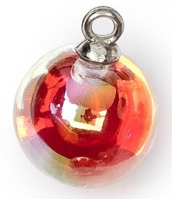 bp-308-212 Шармик перламутр, красный, 1.6см, 1шт