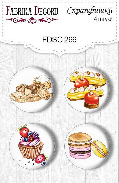 FDSC-269 Набор фишек №269 от "Фабрика Декору", 4 шт