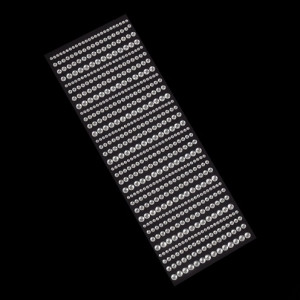 10671102 Стразы d=3/4/5/6 мм, серебристые, 27×10см