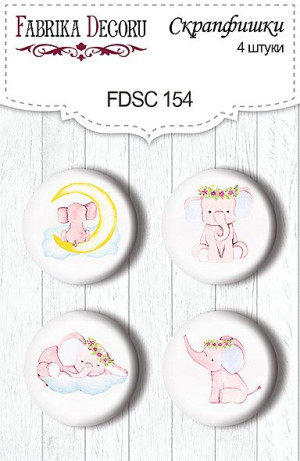 FDSC-154 Набор фишек "Little elephant" от "Фабрика Декору"