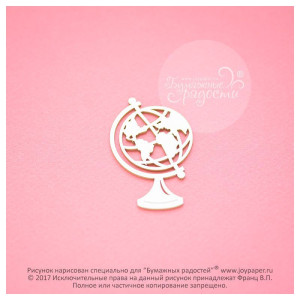 AKB6KBL6 Чипборд "Глобус", 5 см 