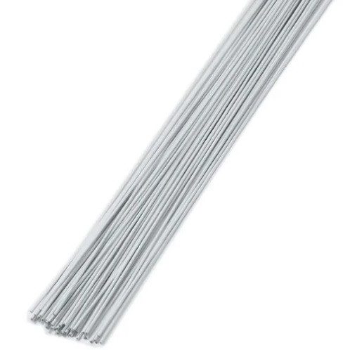 km-5404 Флорист. проволока белая, 1шт, 1.2ммх80см (в оплетке)