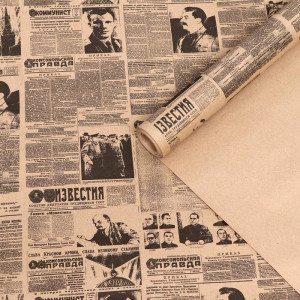 7337147 Упаковочная бумага крафт "Советская бумага", 70х100см, 1л