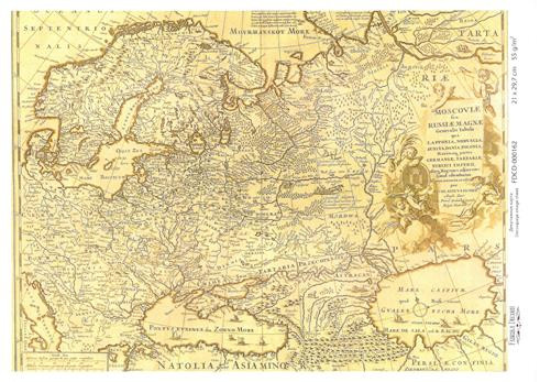 000162 Декупажная карта, А4, 1шт 000162 Декупажная карта, А4, 1шт
