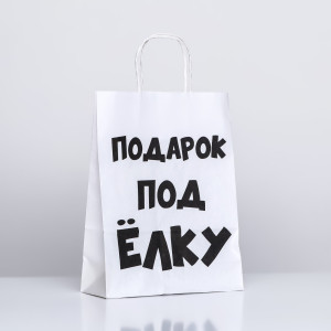 10085892 Пакет "Подарок под ёлку", 32х24х10.5см