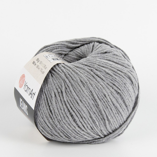 Yarn-46 YarnArt пряжа "JeansArt", серый, 50 гр 