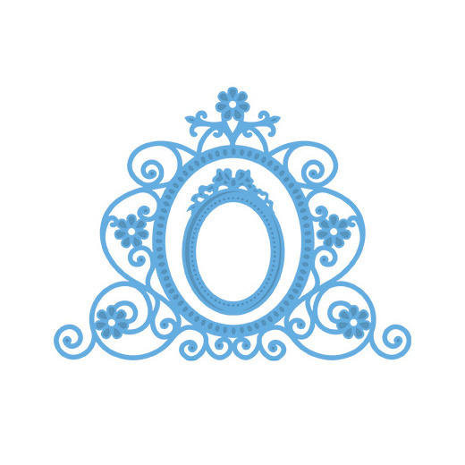 LR0322 !Набор ножей для вырубки и эмбоссирования  "Creatable - Flower mirror"  от Marianne Design