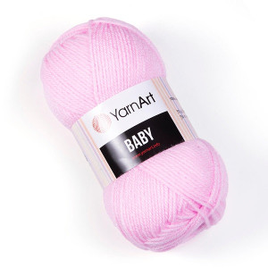 Yarn-649 YarnArt пряжа "Baby", св.розовый, 50 гр