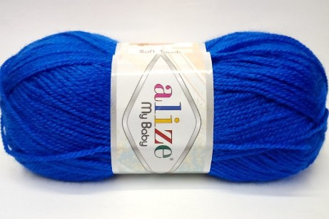 593024 Пряжа Alize My Baby, василек №141, 50гр 593024 Пряжа Alize My Baby, василек №141, 50гр