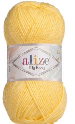 566 Пряжа Alize My Baby, цыпленок №566, 50гр