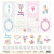 58940 Бумага плотная двухсторонняя "Карточки-1" из коллекции "Chic wedding" от Mona Design , 30,5 х 30,5 см, 190 гр/м2, 1л       