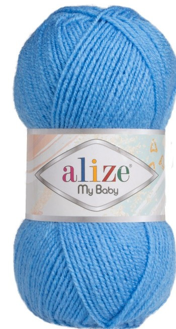 588824 Пряжа Alize My Baby, св.бирюзовый №287, 50гр