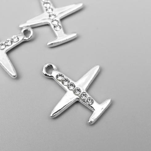5479938 Подвеска Самолет, 1.7х1.7см, 1шт