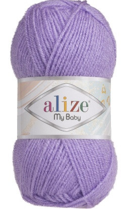 247 Пряжа Alize My Baby, сиреневый №247, 50гр 247 Пряжа Alize My Baby, сиреневый №247, 50гр