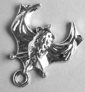 6923433 Металл. подвеска "Лет.мышь", 1.6х2см, 1шт