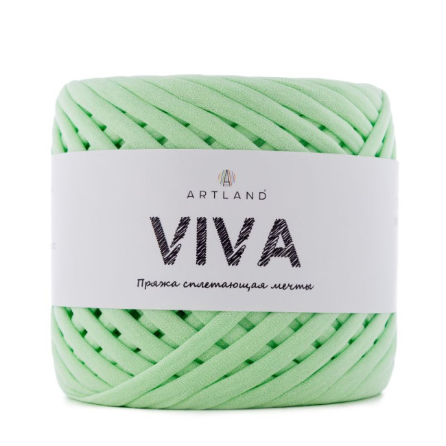 9067 Пряжа трикотажная Artland Viva салат, 300гр, 1 моток (100м+/-5%) 