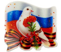 mt3001849 Кабошон "9 мая", 30мм х 28мм, 1шт mt3001849 Кабошон "9 мая", 30мм х 28мм, 1шт