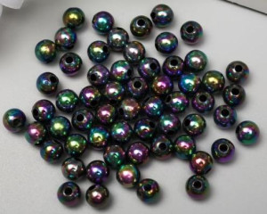 3775538 Набор бусин "Бензиновая", 0.8см, 20гр
