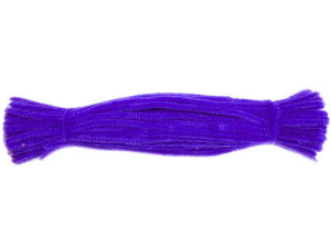 Проволока синельная, индиго/т.сирен., 1шт, 30см