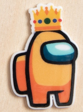 250-887 Кабошон "Игра2", 3.5х2.5см, 1шт