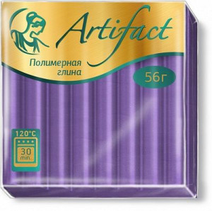 176 / 10.29 Полимерная глина "Артефакт", классич.сиреневый, 56гр 176 / 10.29 Полимерная глина "Артефакт", классич.сиреневый, 56гр