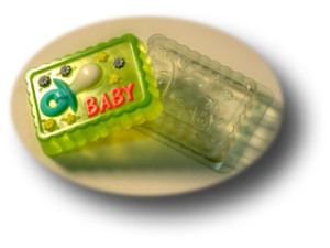 25218 Пластиковая форма для мыла "Baby", 103x72x27 мм