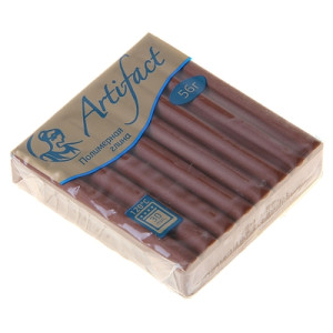 1075519 (643)/02.24 Полимерная глина "Артефакт", цвет - металлик медь, новая формула