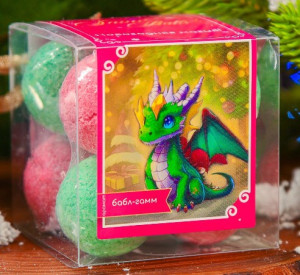 10084369 Набор бомбочек для ванн Snow balls «Новогодняя магия», 160г
